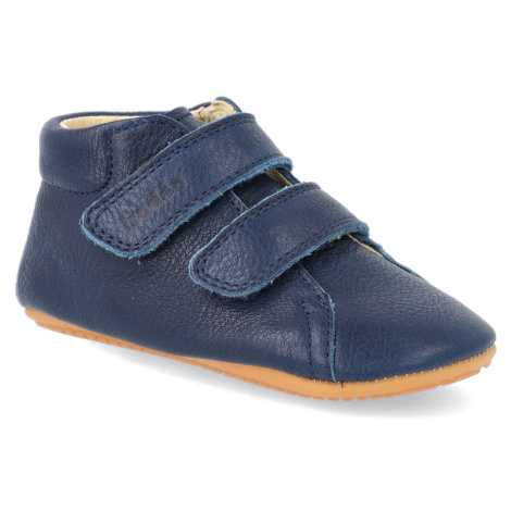 Barefoot capačky Froddo - Prewalkers D-Velcro Dark Blue modré