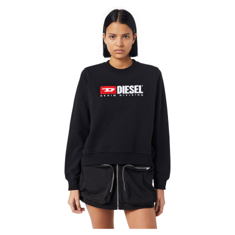 Diesel Mikina - F-REGGY-DIV SWEAT-SHIRT čierna