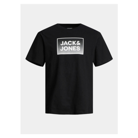 Jack&Jones Junior Tričko Steel 12249633 Čierna Standard Fit