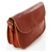 MARCO MAZZINI Camel elegantná crossbody kabelka (L255b)