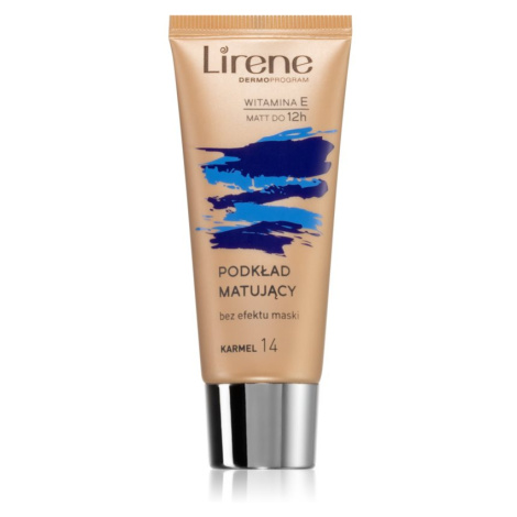 Lirene ALL DAY MATT! zmatňujúci fluidný make-up pre dlhotrvajúci efekt odtieň 10 Porcelain