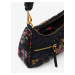 Čierna dámska kvetovaná kabelka Desigual Yenes Medley Multipocket