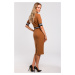 Made Of Emotion Dress M461 Caramel