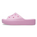 Dámske šlapky (plážová obuv) CROCS Classic Platform Slide flamingo