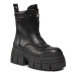 Buffalo Členková obuv Gospher Zip Boot BN1622350 Čierna