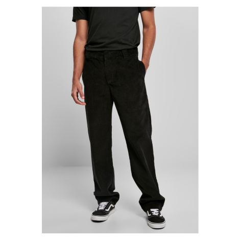 Corduroy work trousers black Urban Classics