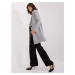 Grey classic women's coat OCH BELLA