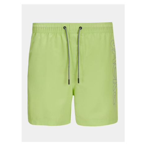 Jack&Jones Junior Plavecké šortky Fiji 12253748 Zelená Regular Fit