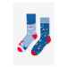 Modré vzorované ponožky More Presents 078