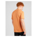Calvin Klein Jeans Tričko  oranžová / čierna / šedobiela