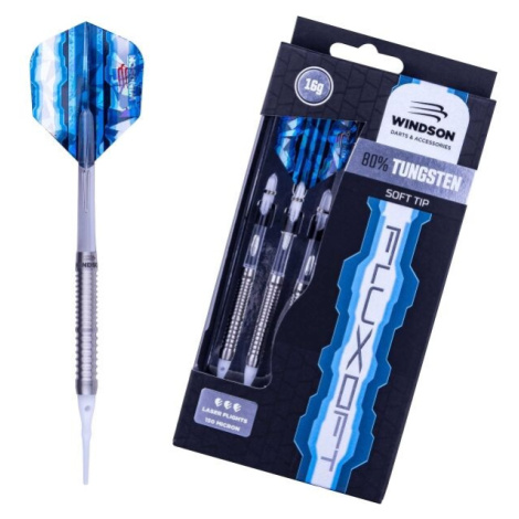 Windson FLUXOFT 16 G TUNGSTEN SET Set wolframových šípok s mäkkými hrotmi, modrá, veľkosť