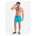 Ombre Neon men's swim shorts with magic print effect - turquoise