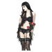 pyžamo DEVIL FASHION Epiphany Gothic Lingerie With Tassels