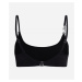 Plavky Karl Lagerfeld Karl Dna Glam Scoop Top Black