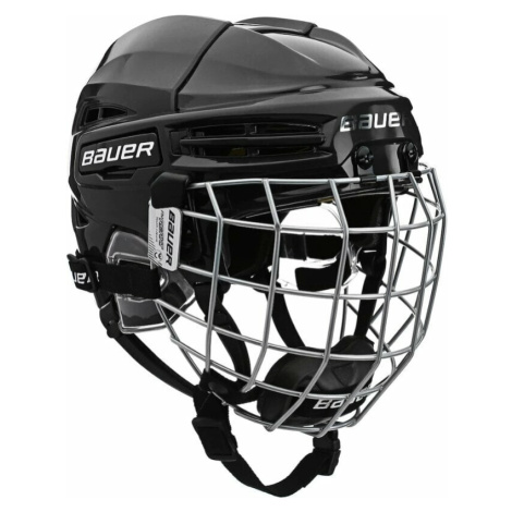 Bauer RE-AKT 100 Helmet Combo Čierna Hokejová prilba