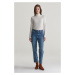 ROLÁK GANT SLIM RIB TURTLENECK EGGSHELL