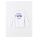 LC Waikiki Crew Neck Printed Long Sleeve Boys' T-Shirt