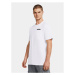 Under Armour Tričko Ua Hw Armour Label Ss 1382831-100 Biela Loose Fit