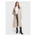 Calvin Klein Vlnený kabát Wrap K20K204951 Sivá Regular Fit
