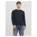 Jack&Jones Sveter Albert 12236792 Tmavomodrá Regular Fit