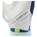 Brankárske futbalové rukavice F900 Resist pre dospelých bielo-modro-žlté