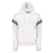 Trendyol White Oversize/Wide Cut Hooded Reflective Detail Polar Fleece/Warm Sweatshirt