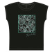 WOMEN'S T-SHIRT L-TS-4093 BLACK