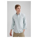 DEFACTO Regular Fit Oxford Long Sleeve Long Sleeve Shirt