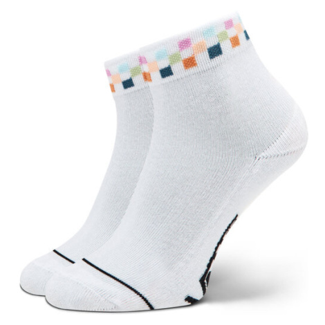 Vans Vysoké detské ponožky Peek-A-Check VN0007BJBQL1 Biela
