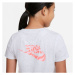 Nike NSW TEE SCOOP RTL Dievčenské tričko, biela, veľkosť