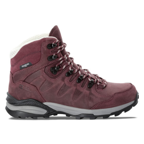 Jack Wolfskin Trekingová obuv Refugio Prime Texapore Mid W 4059701 Bordová