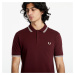 Tričko FRED PERRY Twin Tipped Shirt Oxblood