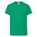 Green T-shirt for Children Original Fruit of the Loom