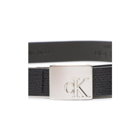 Calvin Klein Jeans Dámsky opasok Plaque Hardware Belt 25mm K60K610116 Čierna