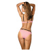 Svetloružové push-up bikiny Nathalie Blush Pink M-391 (6)