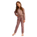 Dívčí pyžamo model 16179546 Hnědá 104 - Taro