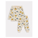 LC Waikiki 2-Piece Hooded Baby Boy Sweatshirt and Tracksuit Bottoms