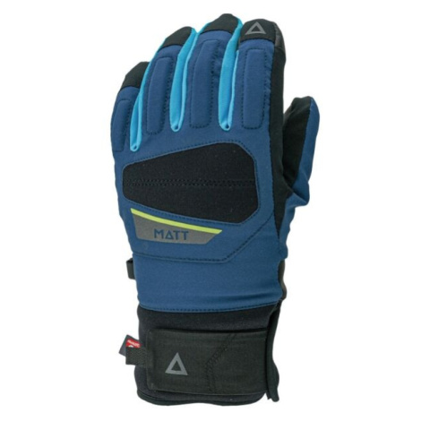 Matt BONDONE Detské lyžiarske rukavice, modrá, veľkosť