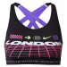 NIKE Športová podprsenka 'Impact London'  fialová / ružová / čierna / biela