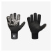 Brankárske futbalové rukavice F100 Superresist čierno-sivé