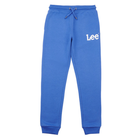 Lee Teplákové nohavice Wobbly Graphic LEE0011 Modrá Regular Fit