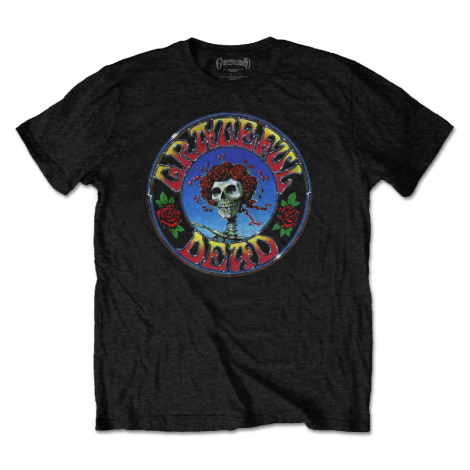 Grateful Dead tričko Bertha Circle Vintage Wash Čierna