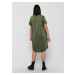 Zelené mikinové šaty ONLY CARMAKOMA Kaylee