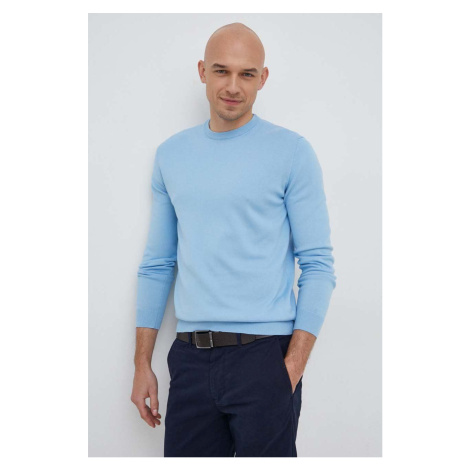 Bavlnený sveter United Colors of Benetton pánsky, tenký
