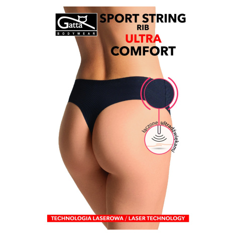 Dámske nohavičky string Gatta 41004 Sport RIB Ultra Comfort