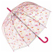 Esprit Dámsky palicový dáždnik Long AC Domeshape Transparent