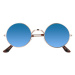 Sunmania Modré zrkadlové okuliare Lenonky 88379712