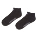Converse Súprava 3 párov kotníkových ponožiek unisex E747B-3010 Čierna