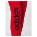 ADIDAS SPORTSWEAR Športové nohavice 'Pinstripe Fleece'  červená / čierna