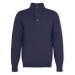 Barbour  Patch Half Zip Knit - Navy  Svetre Modrá